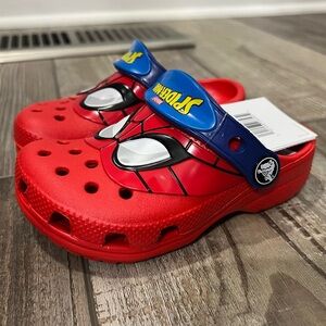 Spiderman Crocs Size 9c